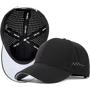 TOP EX Oversize L/XL‎ Snapback Baseball Cap Hydro Performance Cool Hat Black NEW